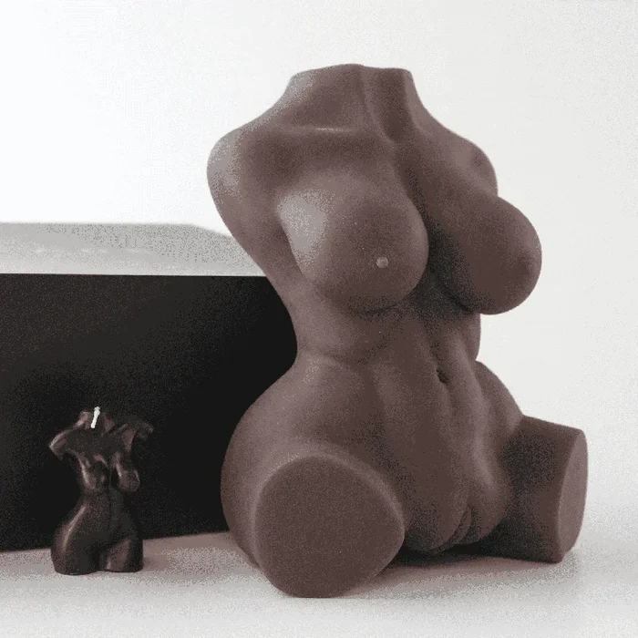 10.14 lbs I Renee Realistic Chocolate Sex Doll – Includes FREE VELĀRE Sculpted Candle