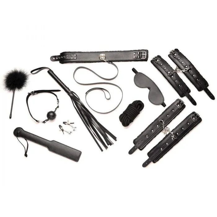 10 Piece Plush Bondage Set | Sizzling ? BDSM Accessories