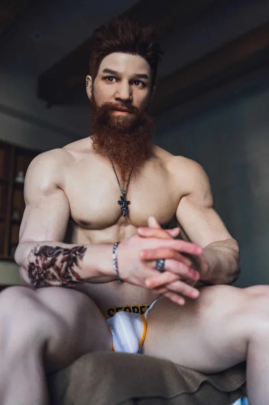 180cm/5ft10 Realistic Male Silicone Sex Doll – Draven