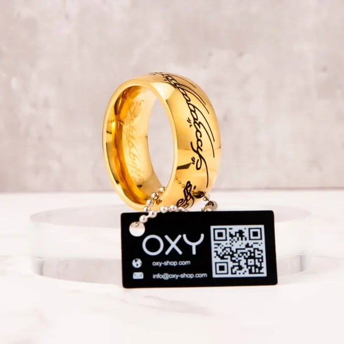 24K gull “One to rule them all” Glans Ring