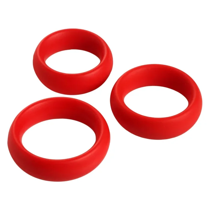 3 Piece Silicone Cock Ring Set –
