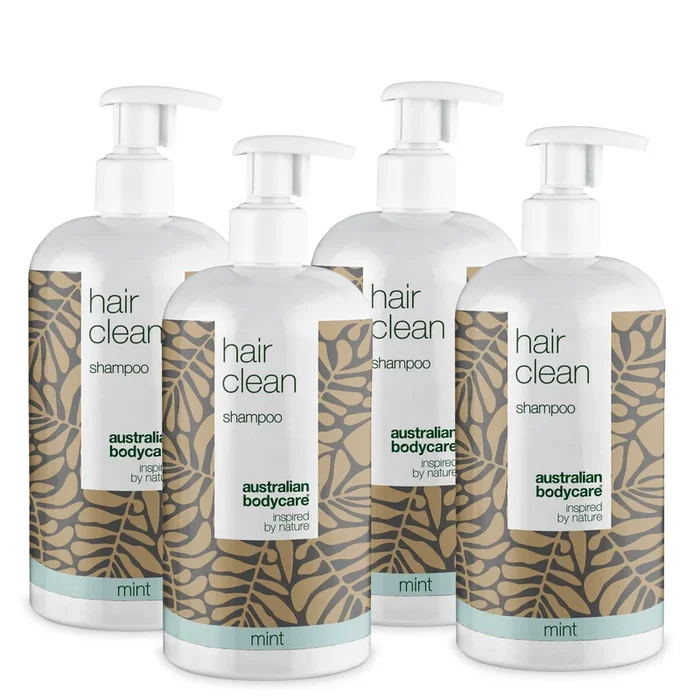 4 for 3 Tea Tree Shampoo 500ml Mint – Package deal — Package deal with 4 shampoos (500 ml): Tea Tree Oil Mint