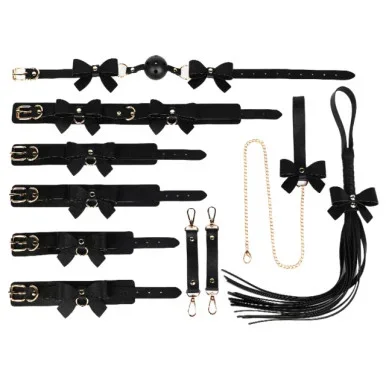 6pc BDSM Bow Bondage Kit