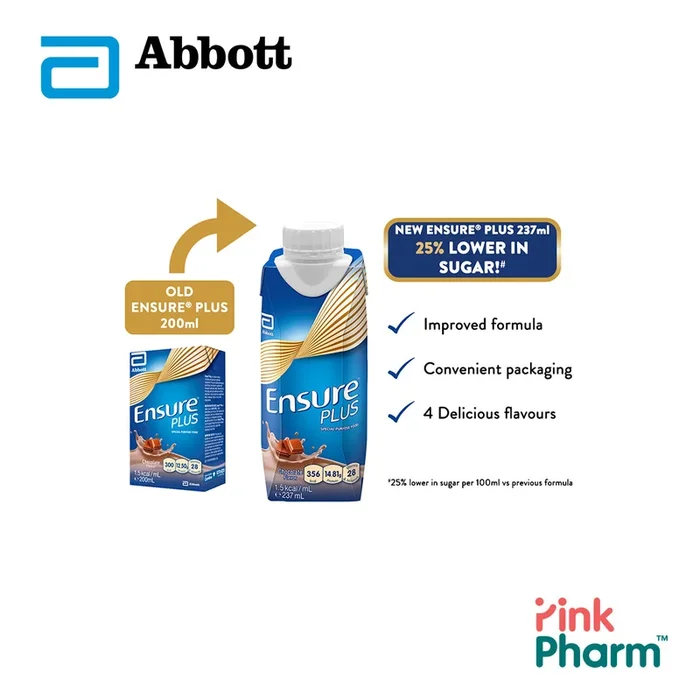 Abbott Ensure® Plus Chocolate 237ml