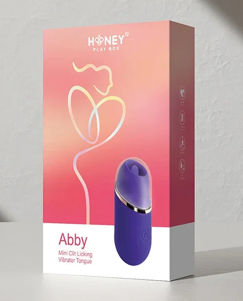 Abby Mini Clit Licking Vibrator – Purple