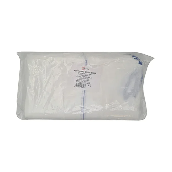 Abdominal Swab 370 x 450mm x 6 Ply Non-Sterile X Ray 25 Pack
