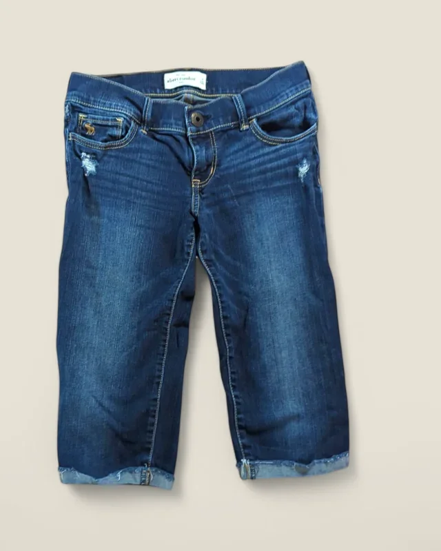 ABERCROMBIE KIDS BERMUDA DENIM SHORTS 14Y PRE-LOVED