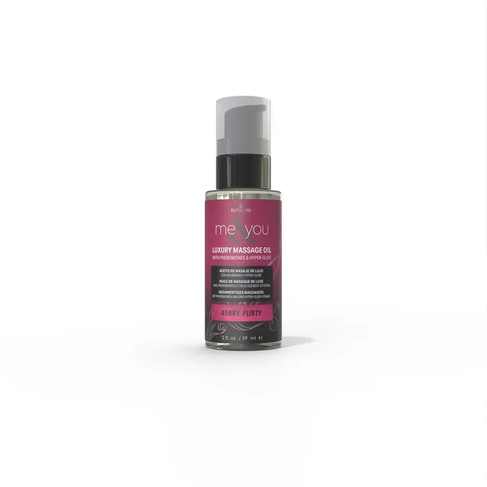 Aceite de masaje de lujo Sensuva Me & You Berry Flirty