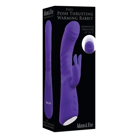 Adam & Eve Eve’s Posh Thrusting Warming Rabbit – Purple