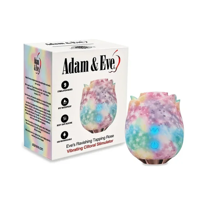 Adam & Eve Eve’s Ravishing Rose Rainbow Rose Vibrator