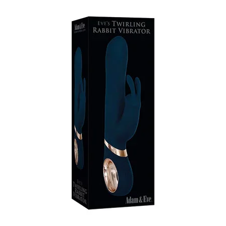 Adam & Eve Eve’s Twirling Rabbit Vibrator – Blue