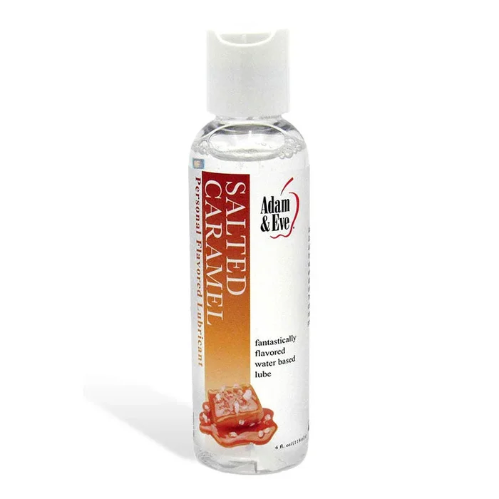 Adam & Eve SALTED CARAMEL Lubricant – Salted Caramel Flavoured Water Based Lubricant – 118 ml B