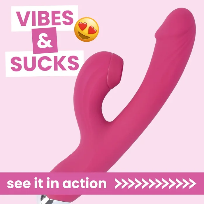Air Pulse Dual Action Vibrator – Teasing Clit-Kisses + Deep G-Spot ‘O’s