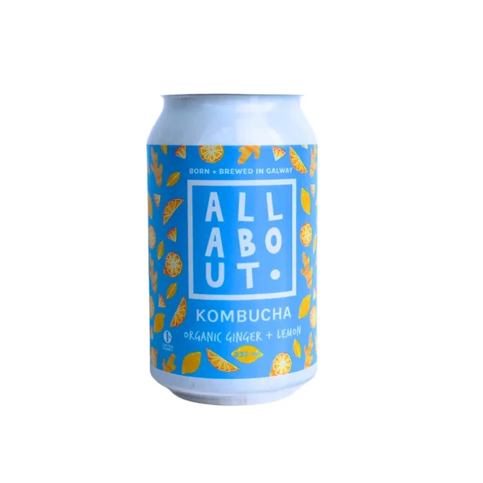 All About Kombucha Organic Ginger & Lemon