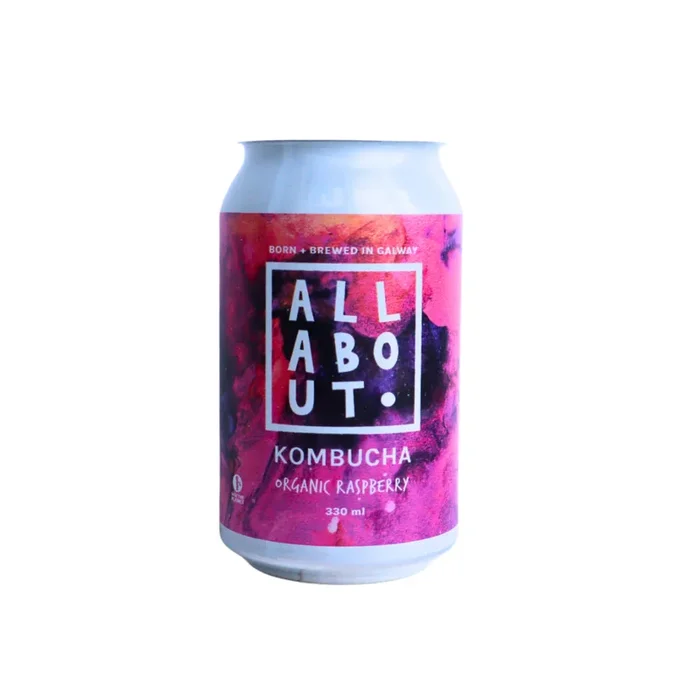 All About Kombucha Organic Raspberry
