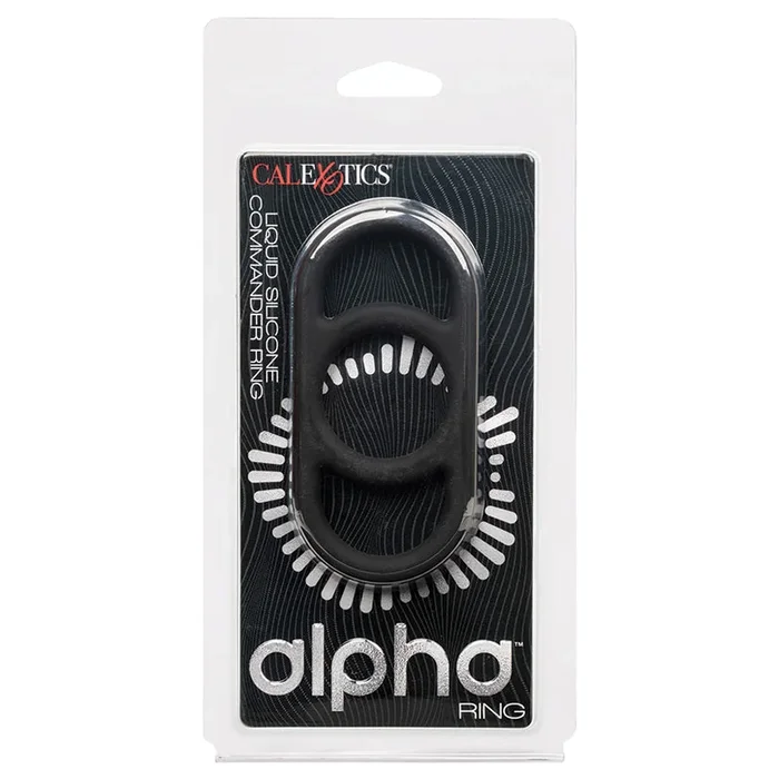 Alpha Liquid Silicone Commander Ring – Black