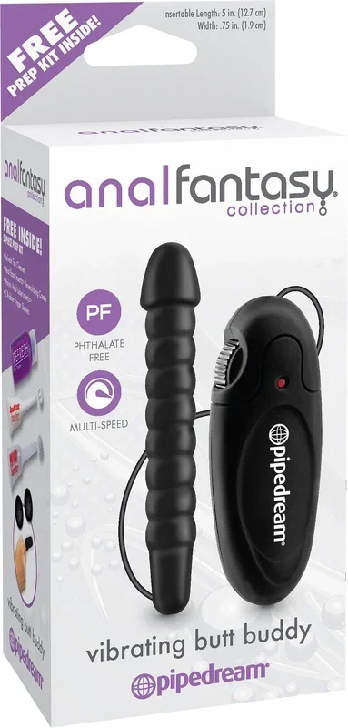 Anal Fantasy Collection Vibrating Butt Buddy Anal Beads