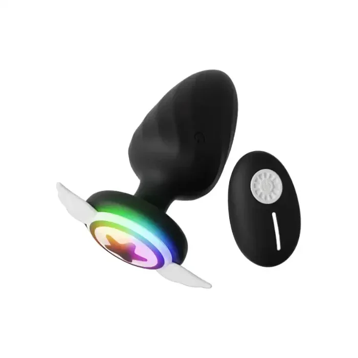 Angel Vibrating Silicone Butt Plug