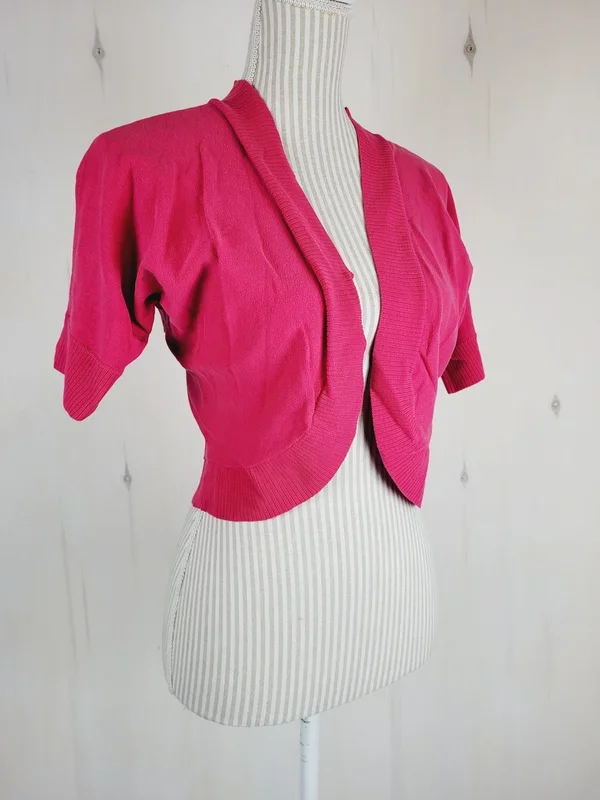 ANN TAYLOR PINK CARDI LADIES MEDIUM PRE-LOVED