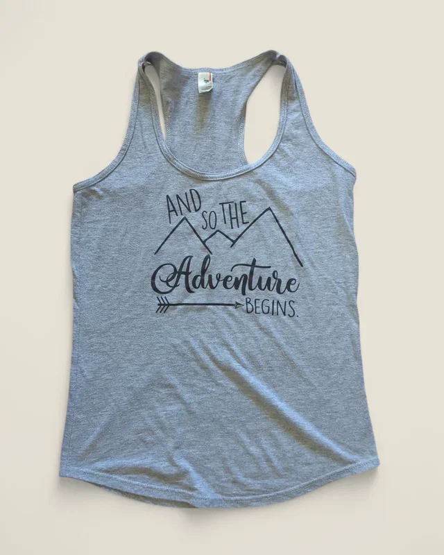 ANVIL ADVENTURE RACERBACK TANK LADIES SMALL PRE-LOVED