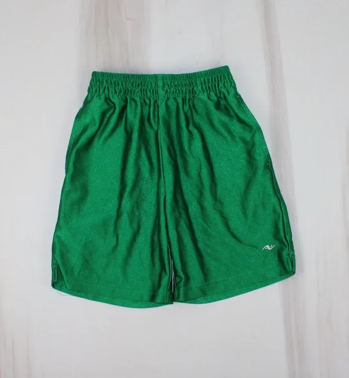 ATHLETIC WORKS GREEN SHORTS 4-5Y PRE-LOVED