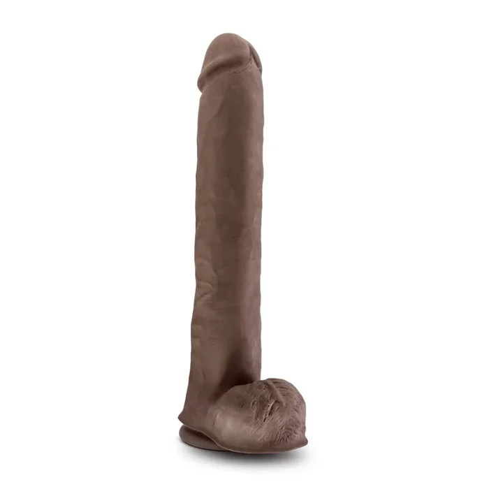Au Naturel – Daddy – 14 Inch Sensa Feel Dual Density Dildo – Chocolate