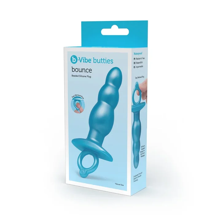 b-Vibe Butties Bounce Beaded Tapered Anal Plug