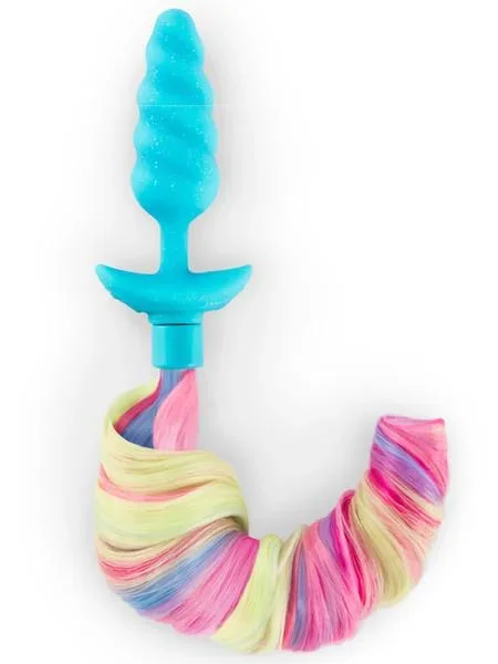 B-VIBE Unicorn Vibrating Butt Plug Set