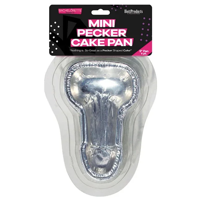Bachelorette Party Mini Pecker Cake Pan – 6 Pack