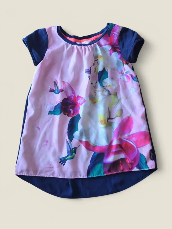 BAKER BY TED BAKER FLORAL BLOUSE 4Y PRE-LOVED