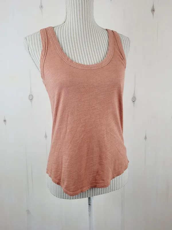 BANANA REPUBLIC RUST COLOURED TANK LADIES XS PRE-LOVED