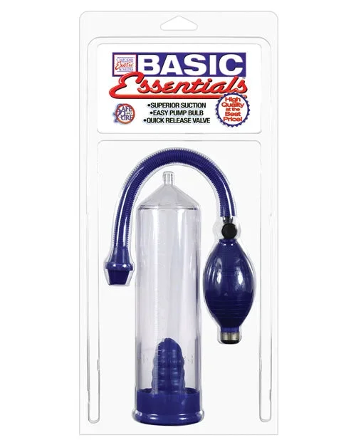 Basic Essentials Penis Pump – Blue