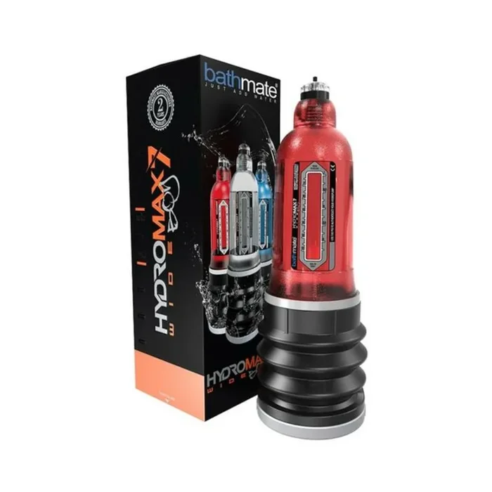Bathmate Hydromax 7 Wide Boy Penis Pump Red 5 inches to 7 inches