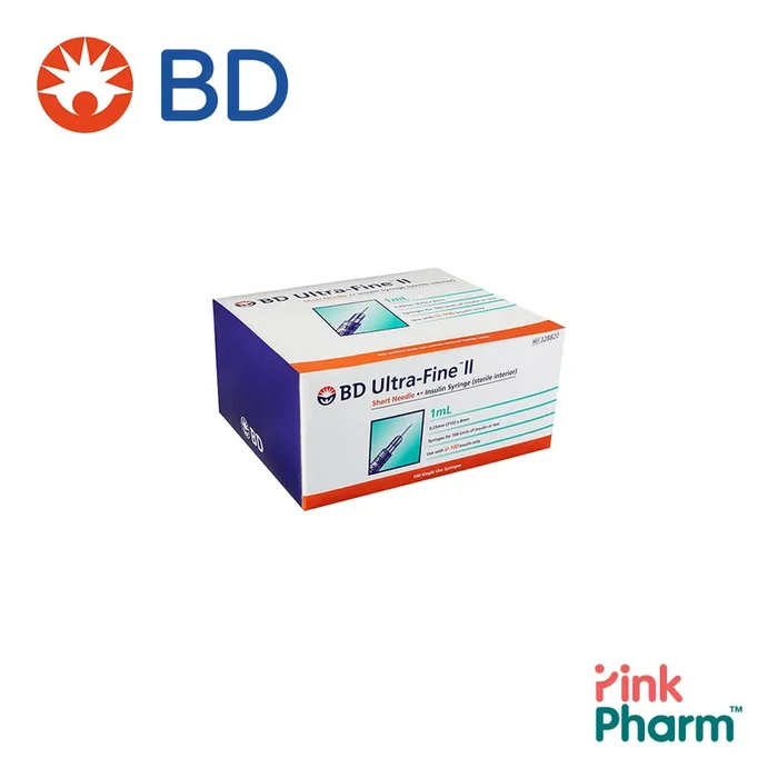 BD 328820 ULTRA-FINE II SHORT NEEDLE 1ML (10sx10 pack)