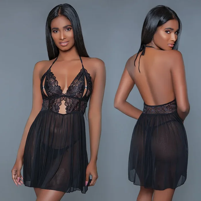 BeWicked Cosette Babydoll-Black 2X