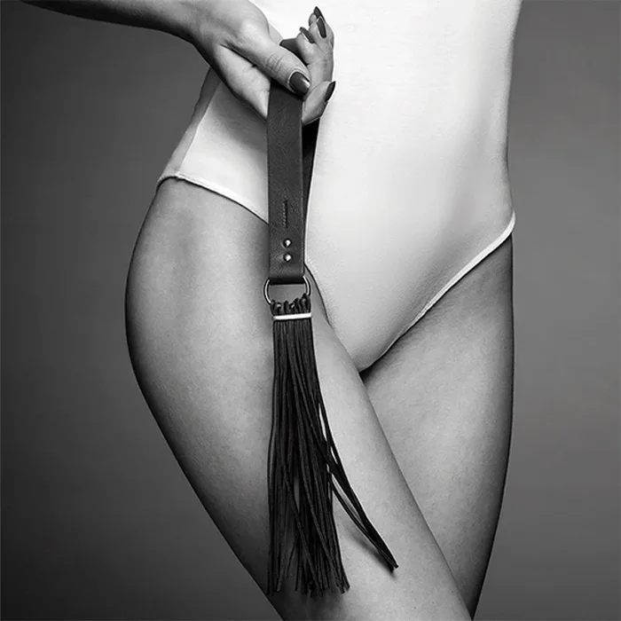 Bijoux Indiscrets Maze Tassel Flogger – Black