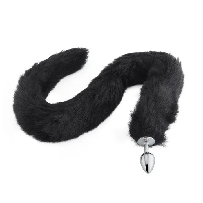 Black Cat Tail Plug 32″