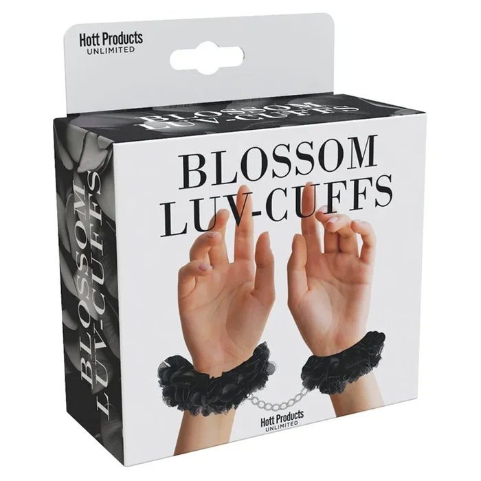 Blossom Luv Cuffs Flower-Black
