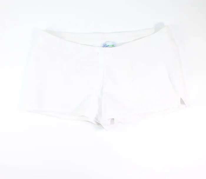 BLUECRUSH WHITE COTTON SHORTS LARGE PRE-LOVED