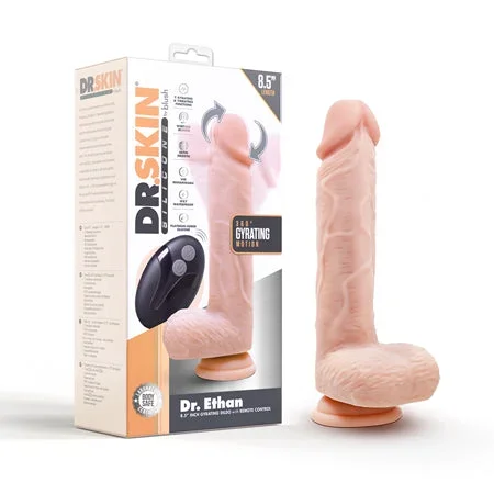 Blush Dr. Skin Dr Ethan 8.5′ Gyrating Dildo – Beige