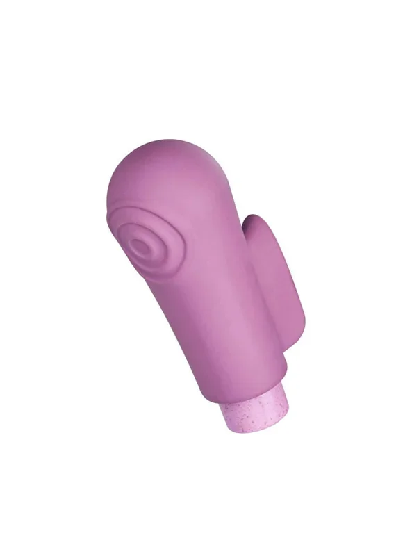 Blush Gaia Eco Delight Rechargeable Bullet And Silicone Textured Finger Sleeve