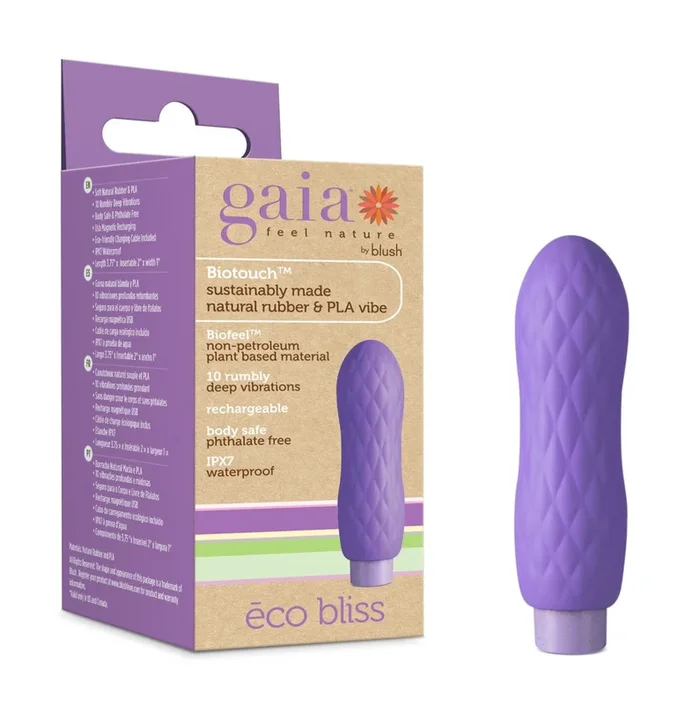 Blush Gaia Plant-Based 4″ Clitoral Vibrator