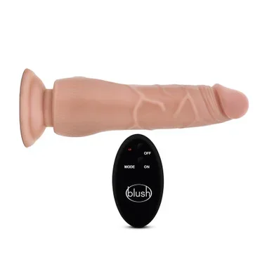 Blush Novelties Dr Skin 9 inch 10-function Wireless Remote Realistic Vibrator