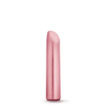 Blush Novelties Exposed Nocturnal 10-function Rechargeable Lipstick Bullet Vibrator Dusty Rose