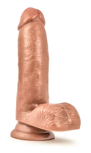 Blush Novelties Loverboy Manny The Fireman 6.75 inch Realistic Latin Dildo with Suction Cup Caramel