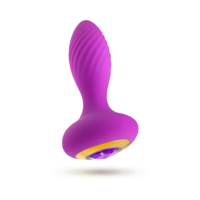 Blush Oh My Gem Rechargeable Vibrating Glowing Amethyst Plug