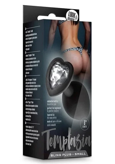 Blush Temptasia Black Bling Plug Small