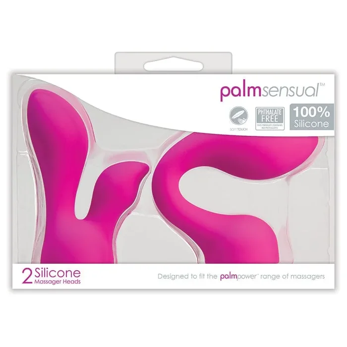 BMS Factory Palm Sensual Attachments 2 Silicone Heads