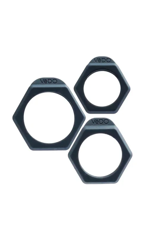 Bolt C Ring Set Just Black