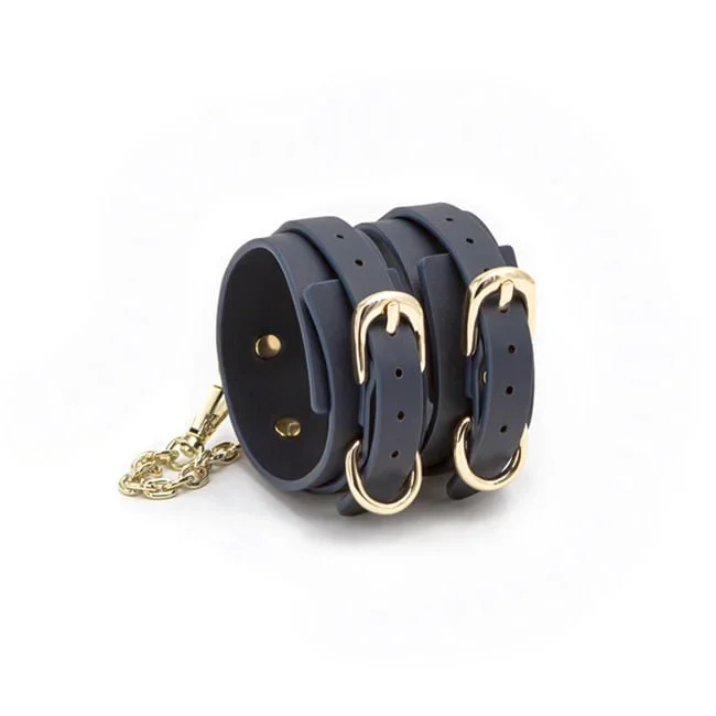 Bondage Couture Ankle Cuffs – Blue